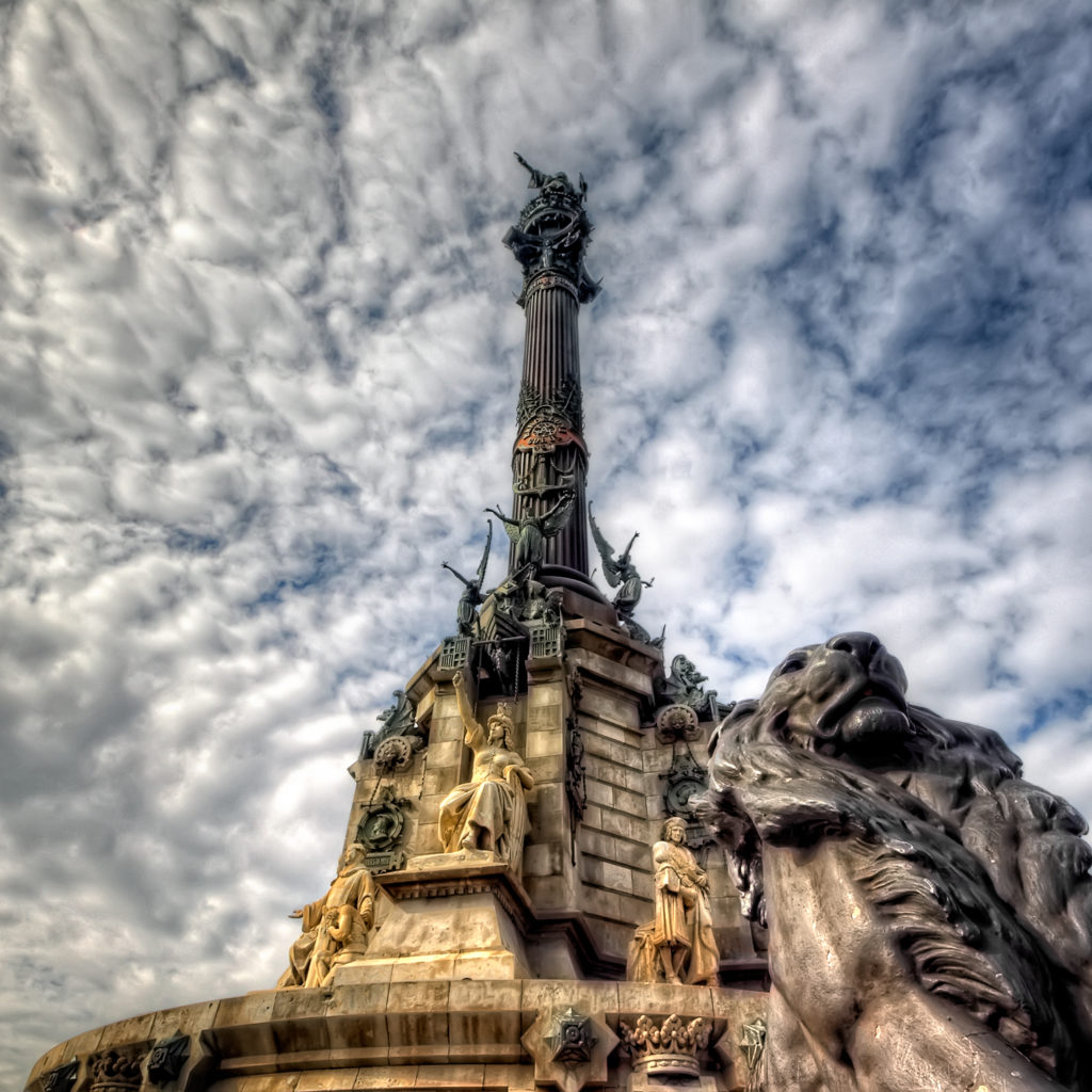памятник Христофору Колумбу в Барселоне