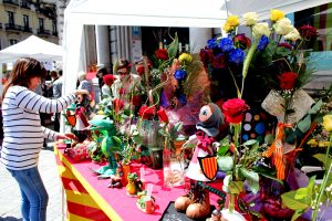 Праздник Сан Жорди, День влюбленных в Каталонии, Sant Jordi