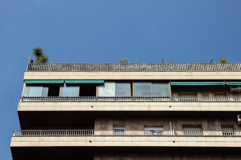 балконы жилого дома
